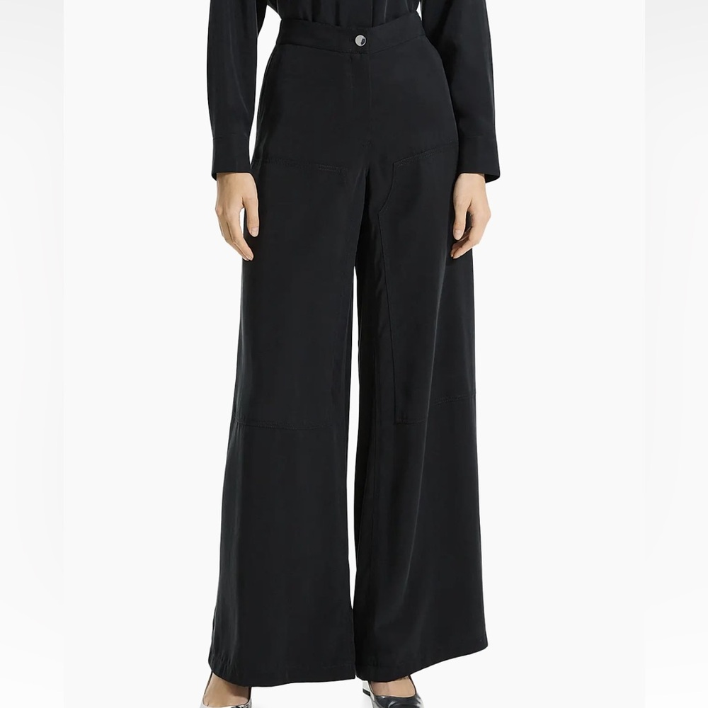 NWT Theory Wide-Leg Cargo Pants